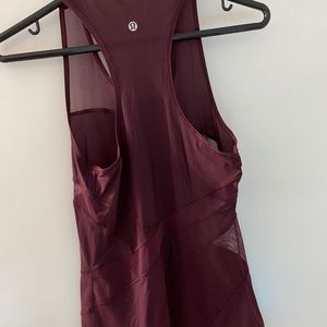 Lululemon mesh tank top